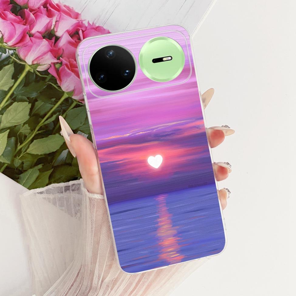 Clear For Huawei Nova 15 Pro Case KLE-AL00U Luxury Cute Cat Fashion Butterfly Cool Painted Casing For Huawei Nova15 Pro Cover