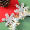 1PC Gift LED Light Headband Christmas Snowflake Lightening Christmas Trees Hair Band New Years
