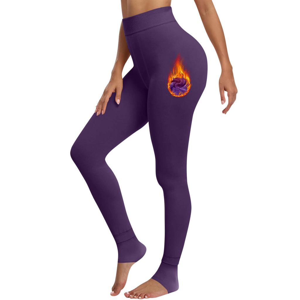 Женские модные однотонные брюки с утолщенной подкладкой, узкие брюки с высокой талией, теплые брюки