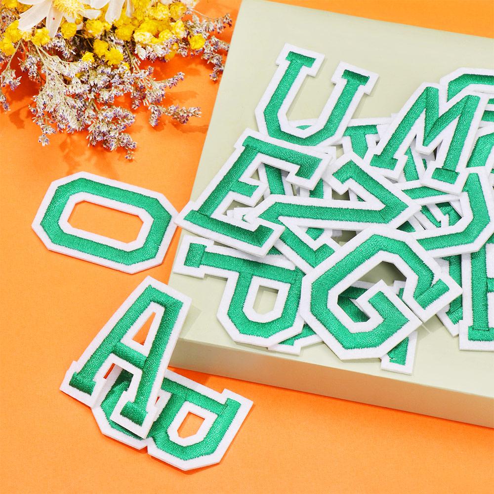 Fabric Embroidery Iron-on Mixed Clothing Stickers Alphabet Patch Letters Patches Garment Applique