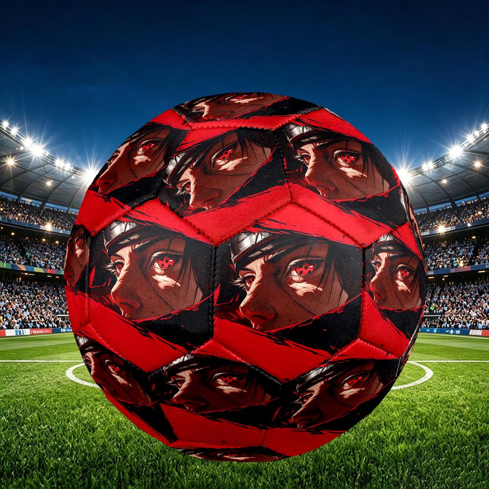 1pc Game Role Naruto Soccer Ball, Athletic Standard Football Size 5 Lightweight Sports Match Soccer Ball, Perfect Gift for Sports Enthusiasts