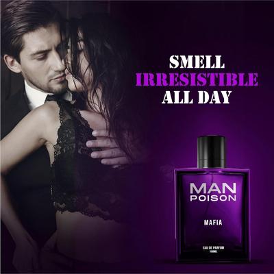 MAN POISON MAFIA Eau De Parfum, Духи для мужчин, 100 мл| Стойкий парфюм для мужчин премиум-класса с пряными и древесными оттенками |