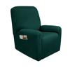 1 2 3 Seat Stretch Sectional Recliner Sofa Slipcover Soft Washable Furniture Protector Couch Cover with Elastic Bottom