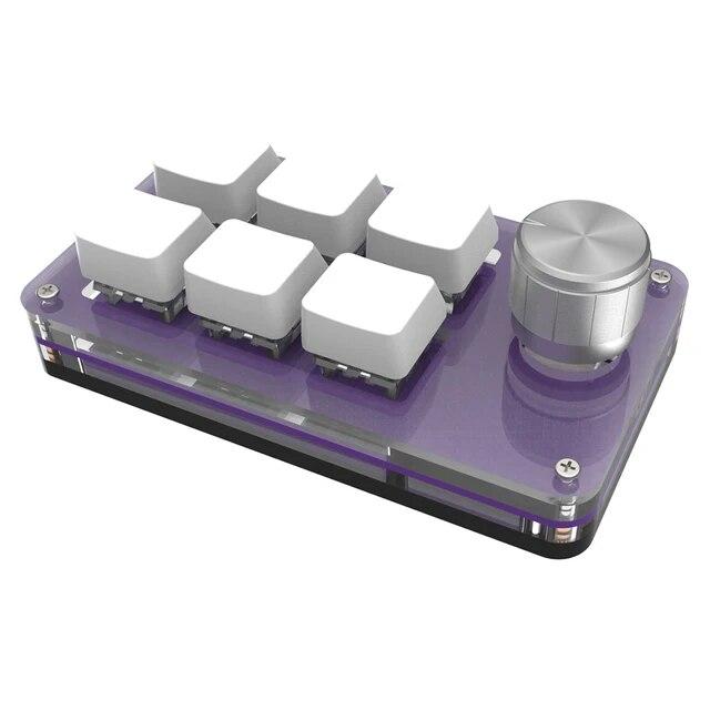 Программирование макросов, игровая USB, пользовательская клавиатура, кнопка громкости BT, гнездо для горячей замены Photoshop, клавиатура, механический синий переключатель, 9 клавиш