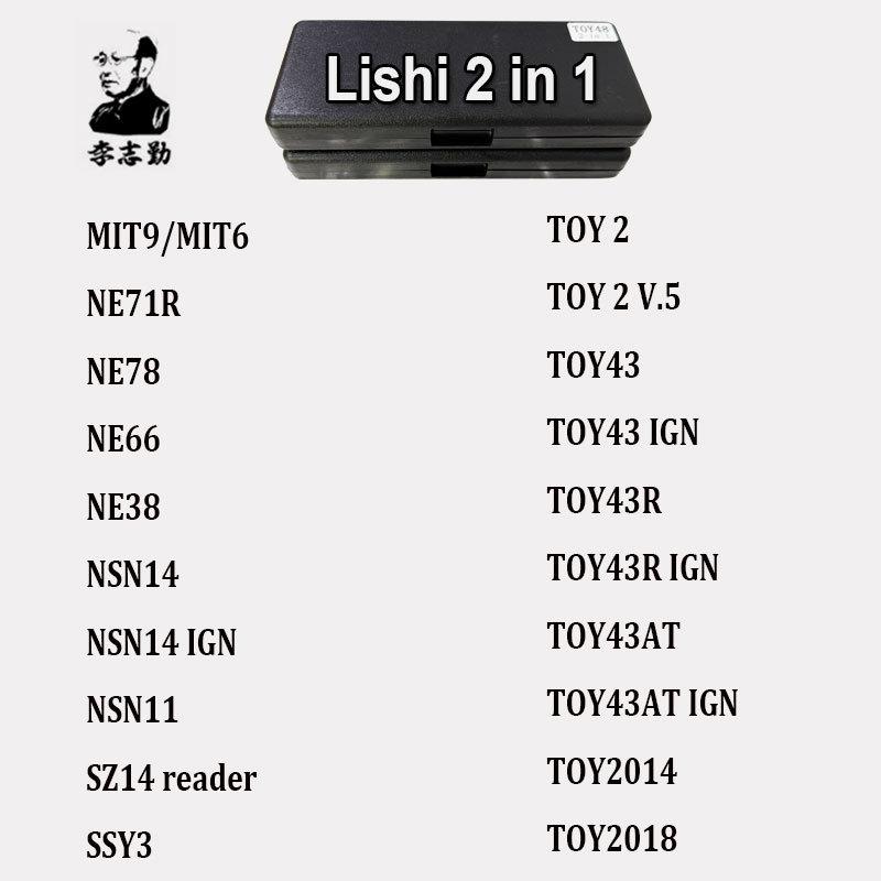 Lishi 2 in 1 Tool SIP16 HU36 SAR12R for HAVAL2023 SO9 for BYD-HAN FB77 FB107 HU181 for BYD03 Trago for CFMOTO for MAXUS( SAIC)