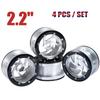 2'' Alloy Beadlock Wheel Rims For 1/10 Rc Axial Wraith Trx-4 Redcat Crawler