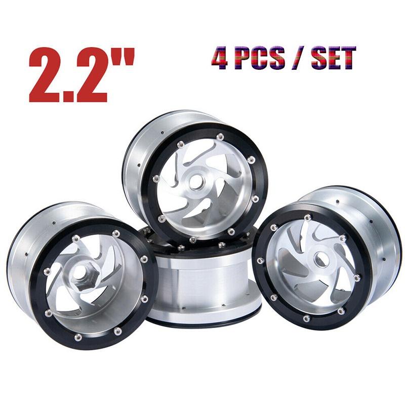 2'' Alloy Beadlock Wheel Rims For 1/10 Rc Axial Wraith Trx-4 Redcat Crawler