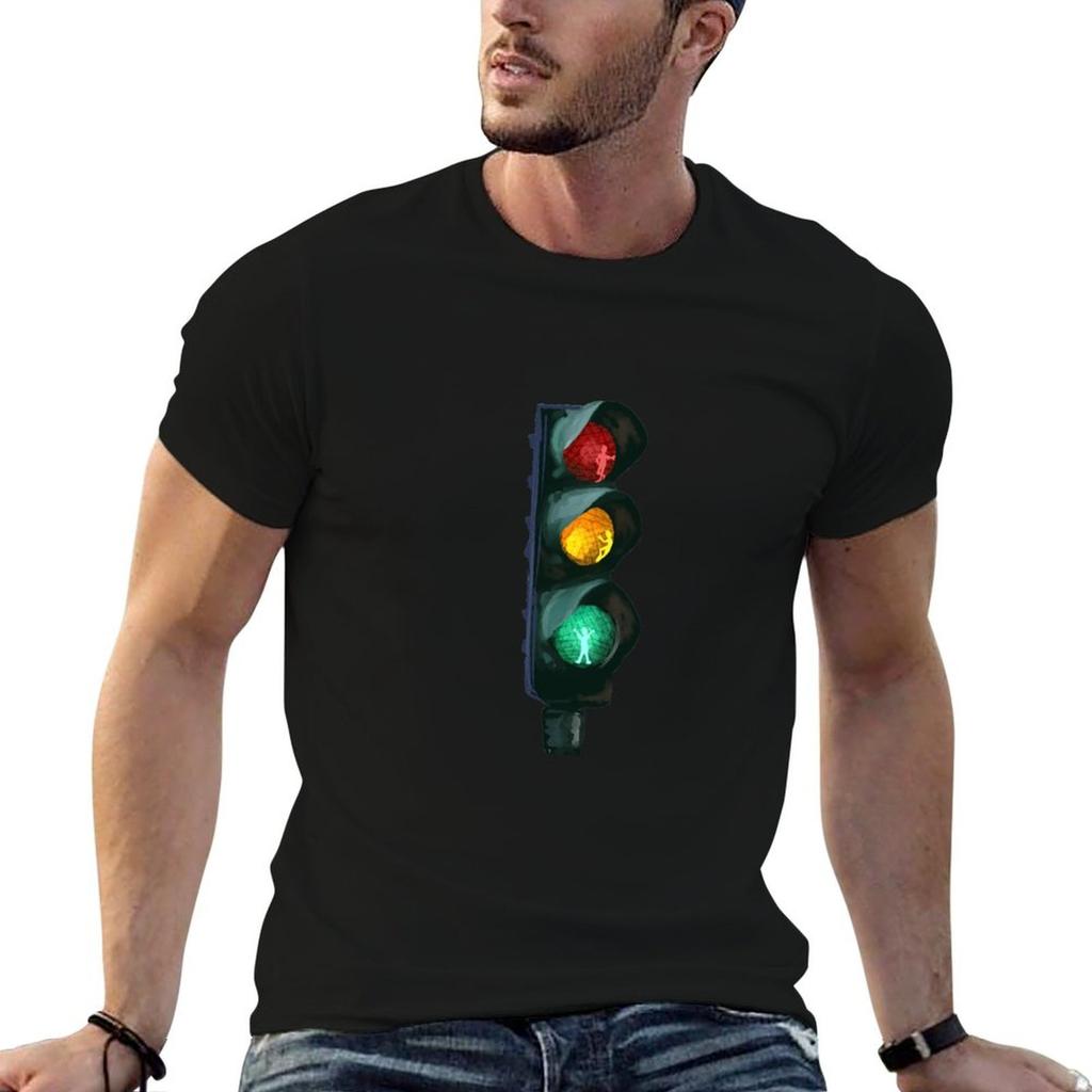 Traffic Lights Red Yellow Green Tshirt Anime T Shirts For Unisex Funny T Shirts Cotton Cotton T Shirt Unisex Tshirt
