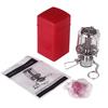 Mini Portable Camping Lantern Gas Light Tent Lamp Torch Hanging Glass Lamp Chimney Butane 80LUX