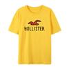 Новая футболка Hollister Эстетическая одежда Летние топы Fruit of the Loom Мужская футболка Футболка европейского размера Мужская футболка унисекс