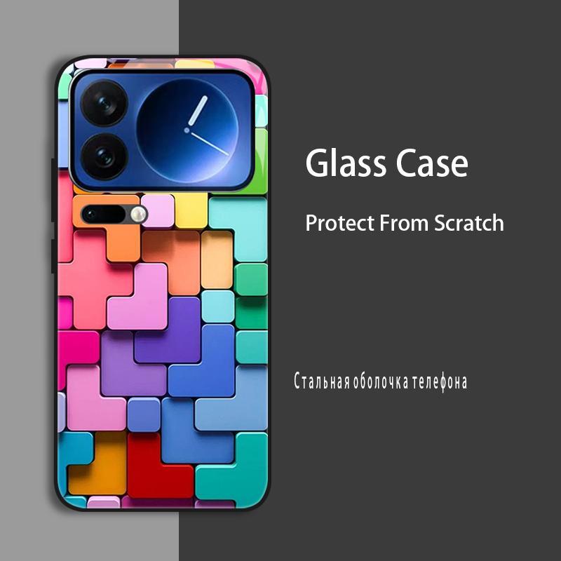 For Xiaomi 17 Pro Max 17pro 17promax Case Cover Tempered Glass Case Hard Bumper For Xiaomi mi 17 Pro Max 17pro Protect Case