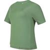 Solid Color Round Neck Pullover Dopamine Short Sleeve T-Shirt Women T-Shirts Alkaline-Green A11W427113F-GN