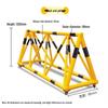 HANDUNYOU Heavy-Duty Movable Steel Road Barrier