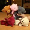 Stuffed Animals Plush Keychain Bear Plush Keychain Tie Bear Doll Plush Pendant Bear Plush Toy