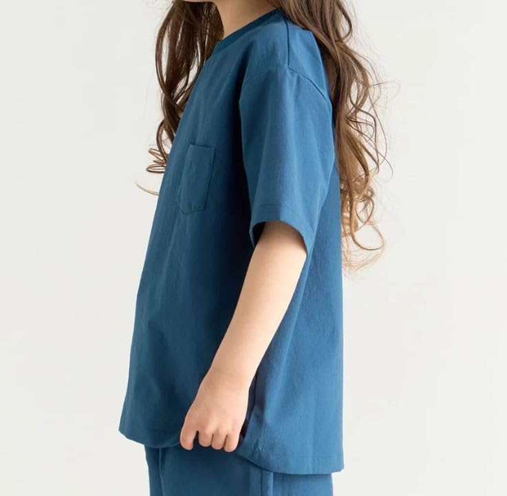 Dot Air Kids Tee, Size 140, Blue