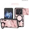 Slide Lens Camera Armor Funda for Vivo V50 Global Case for Vivo V50 Global V2427 Case Magnetic Ring Kickstand Holder Cover