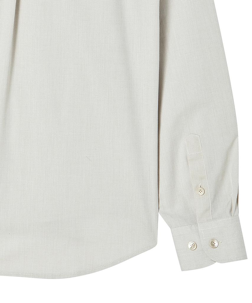 BEYOND CLOSET [Collection Line] Scarf Detail Round Shirt Ivory