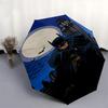1pc Batman, moonlight Automatic Folding Umbrella - Compact 8-Rib Design, Durable Plastic & Iron1083L