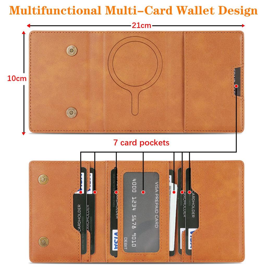 MagSafe Magnetic Card Holder Case with Multi-Card Slots for iPhone 17 Air 161.
