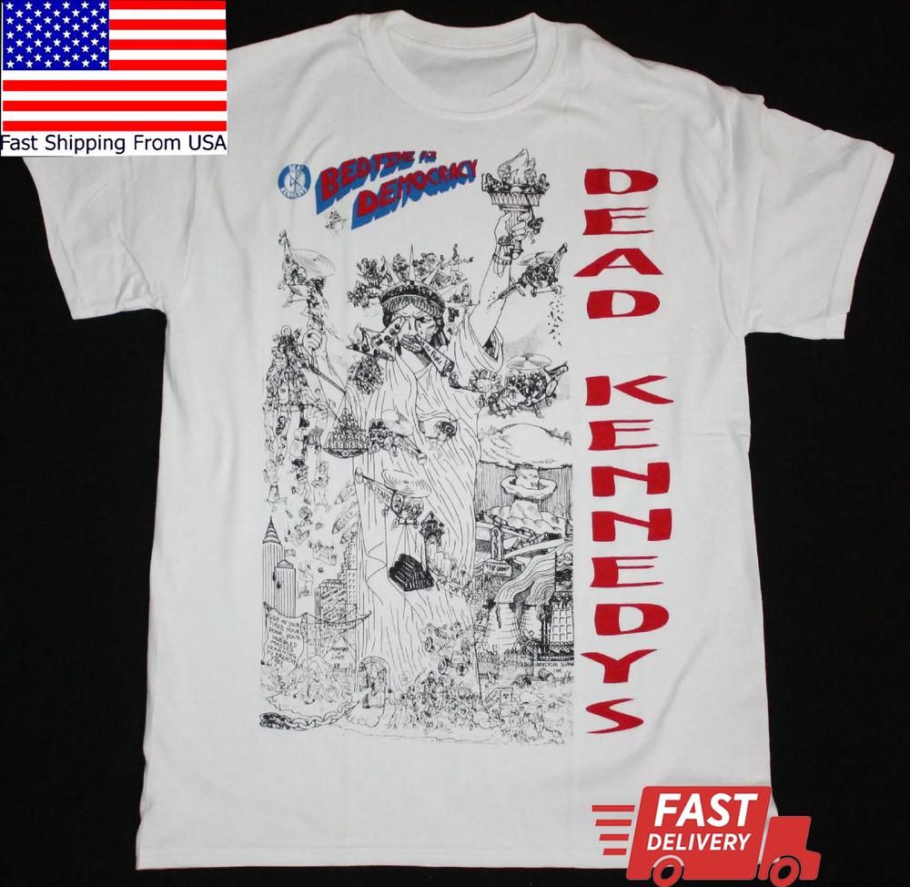 DEAD KENNEDYS Футболка BEDTIME FOR DEMOCRACY с коротким рукавом Белая от S до 5XL Унисекс