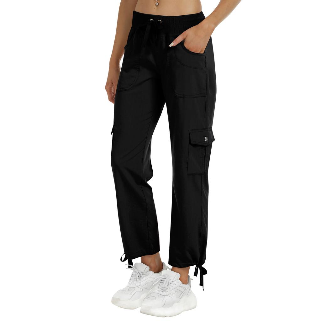 Женские походные брюки, легкие, быстросохнущие, спортивные, для путешествий, повседневные, свободные, удобные, с милыми карманами