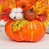 Artificial Pumpkin Ornament Maple Leaf Pine Cones Berry Sunflower Halloween Layout Prop For Table Decoration