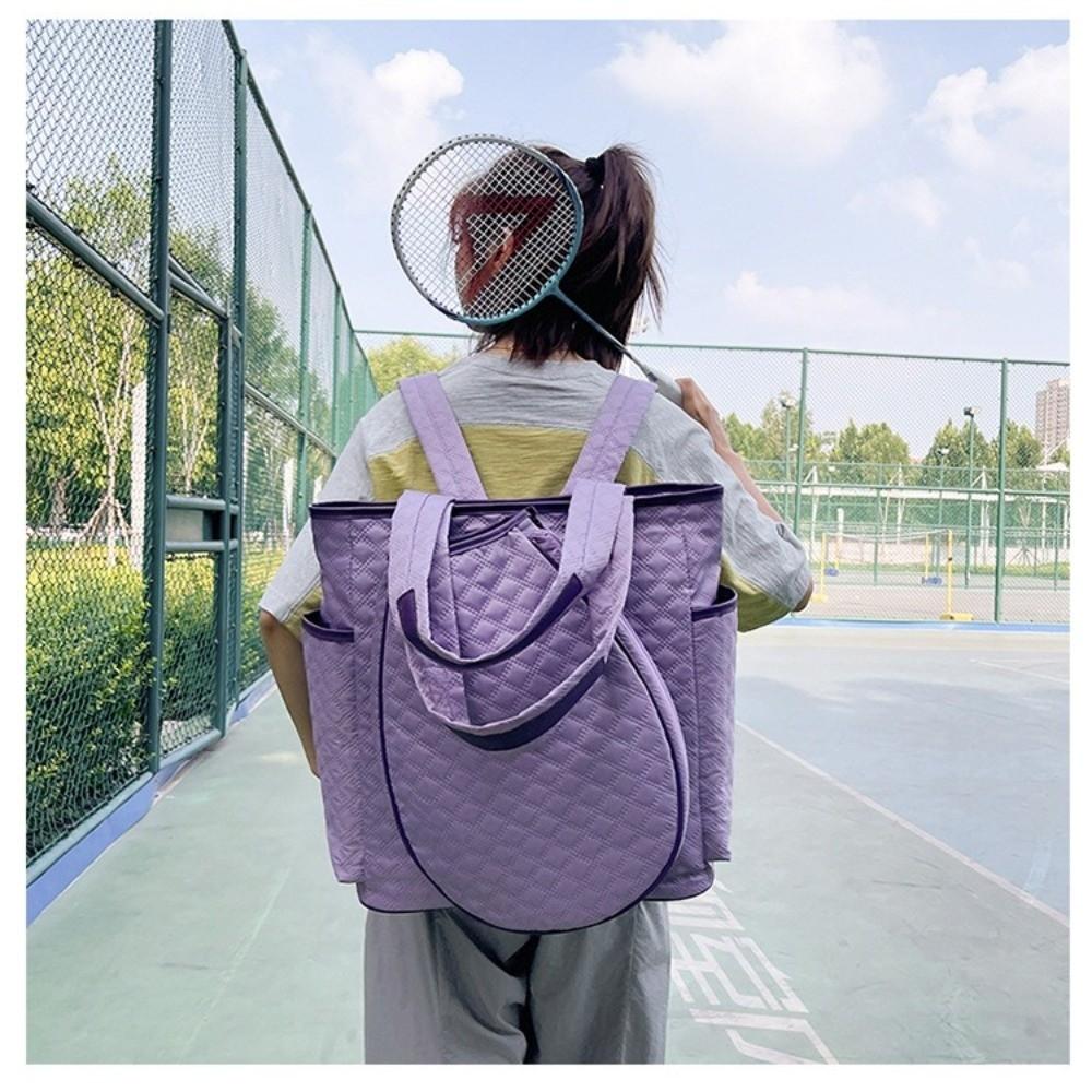Lightweight Tennis Bag Extra-Large Badminton Backpack Stylish Tennis Tote Bag  for Women Men