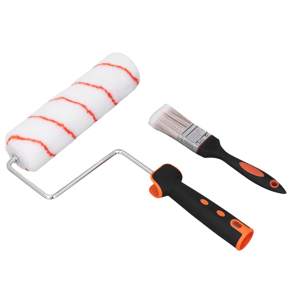Paint Roller Set 9in Small Kit with Brush Tray Home Indoor Painting Tools Supplies