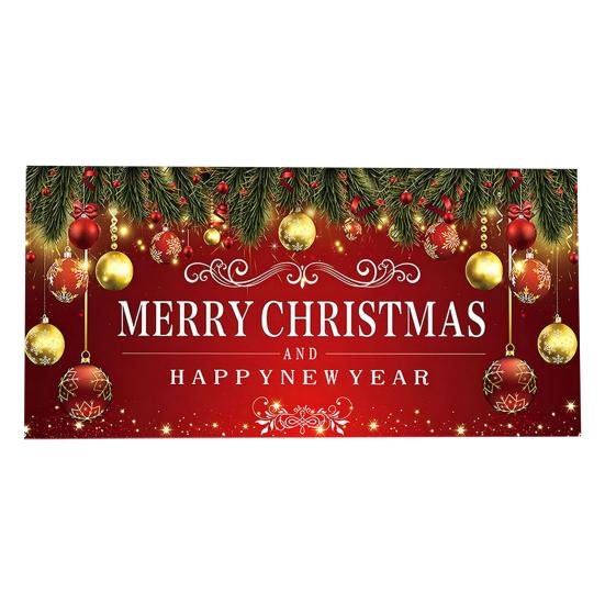 480x210 см Рождественский гобелен на дверь гаража Санта-Лось Снеговик с принтом в помещении и на открытом воздухе праздник настенный баннер фон дверная крышка декоративная ткань