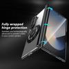 360°Alloy Magnetic Holder Hinged Phone Case For Samsung Galaxy Z Fold 7 6 5 4 3 Magsafe Wireless Charger Camera Shockproof Cover
