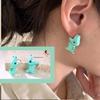 1 Pair Animal Cartoon Earrings for Women Cute Dinosaurs Puppies Whales Clay Ear Biting Accessories Jewelry Fashionable Fun Gifts