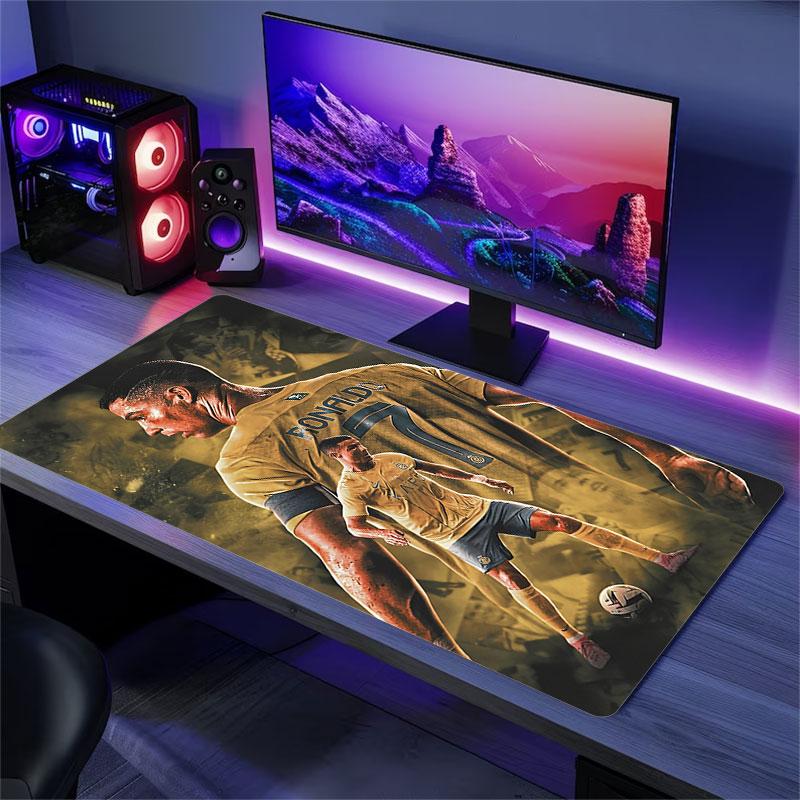 Ronald Mouse Pad, Large Gaming Desk Mat, Non-slip XXL Mousepad for Laptop & Tablet, Mini PC Playmat with Stitched Edges