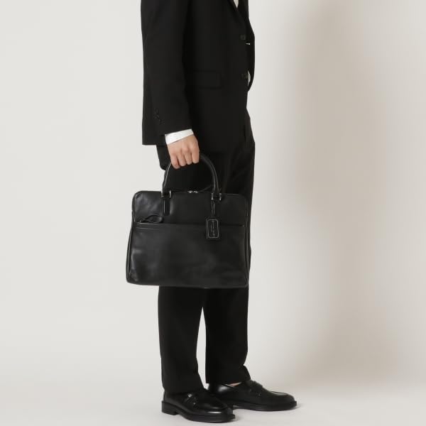 Натуральная натуральная кожа деловой тонкий портфель компактный стиль хаки [G Leather] мужской