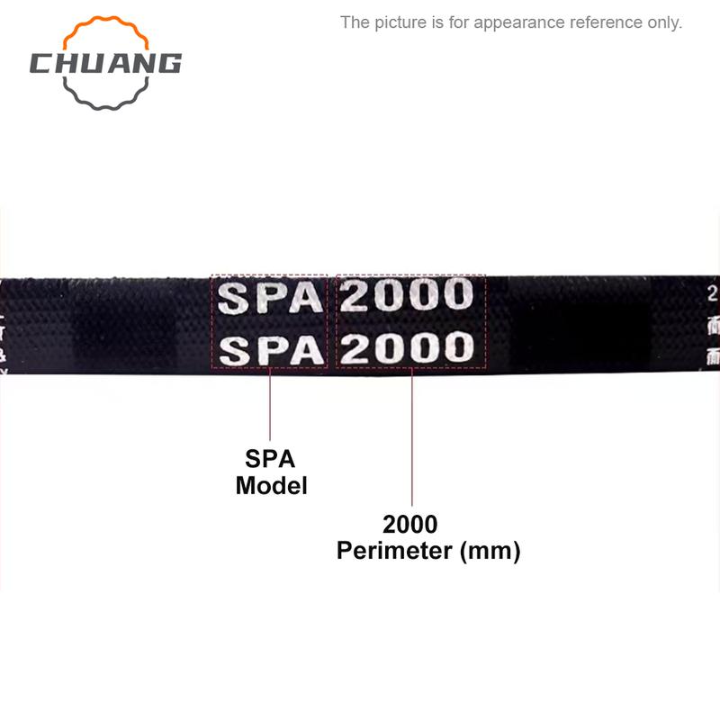 Triangle belt V belt-SPA type perimeter 2568mm~4000mm rubber material high temperature and wear-resistant transmission belt