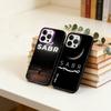SABR PATIENCE Чехол для телефона для iPhone 17,16,15,14,13,12,11 Plus,Pro Max,XS, Цветной Серебристо-Черный Чехол