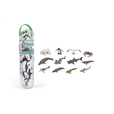 COLLECTA Мини Морские Животные 3 Набор из 12 Фигурок Морских Животных CollectA Мини Коробка A1211 /
