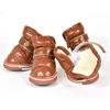 4 шт./компл. Зимняя обувь для домашних собак, водонепроницаемые теплые собачьи зимние ботинки, нескользящая повседневная обувь для маленьких собак, чихуахуа, тедди, товар для питомцев