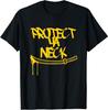 Классическая футболка 90-х Хип-Хоп Золотой Эры с цитатой 'Protect Ya Neck'