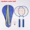 Children Lightweight Badminton Rackets Family Game Toy Double Racquet Set Comes With Carrying Backpack Kids Sports Equipment