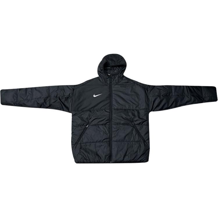 Nike Мужская черная толстовка с капюшоном на молнии Club Fleece FD7703-010