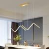 Nordic Geometric Line Pendant Light for Dining Table