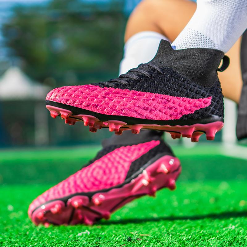 2024 Мужские футбольные бутсы большого размера Сверхлегкие футбольные бутсы для мальчиков Кроссовки Нескользящие футбольные бутсы AG/TF Ботильоны унисекс