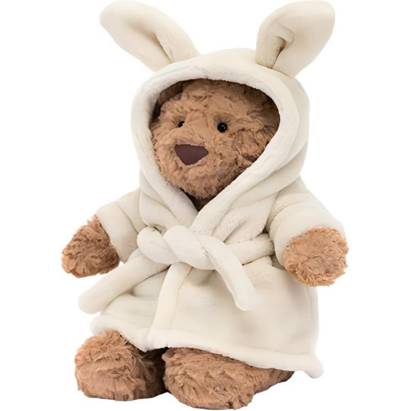 JELLYCAT Easter Barcelona Bear Bathrobe Doll Plush Doll 26cm Height