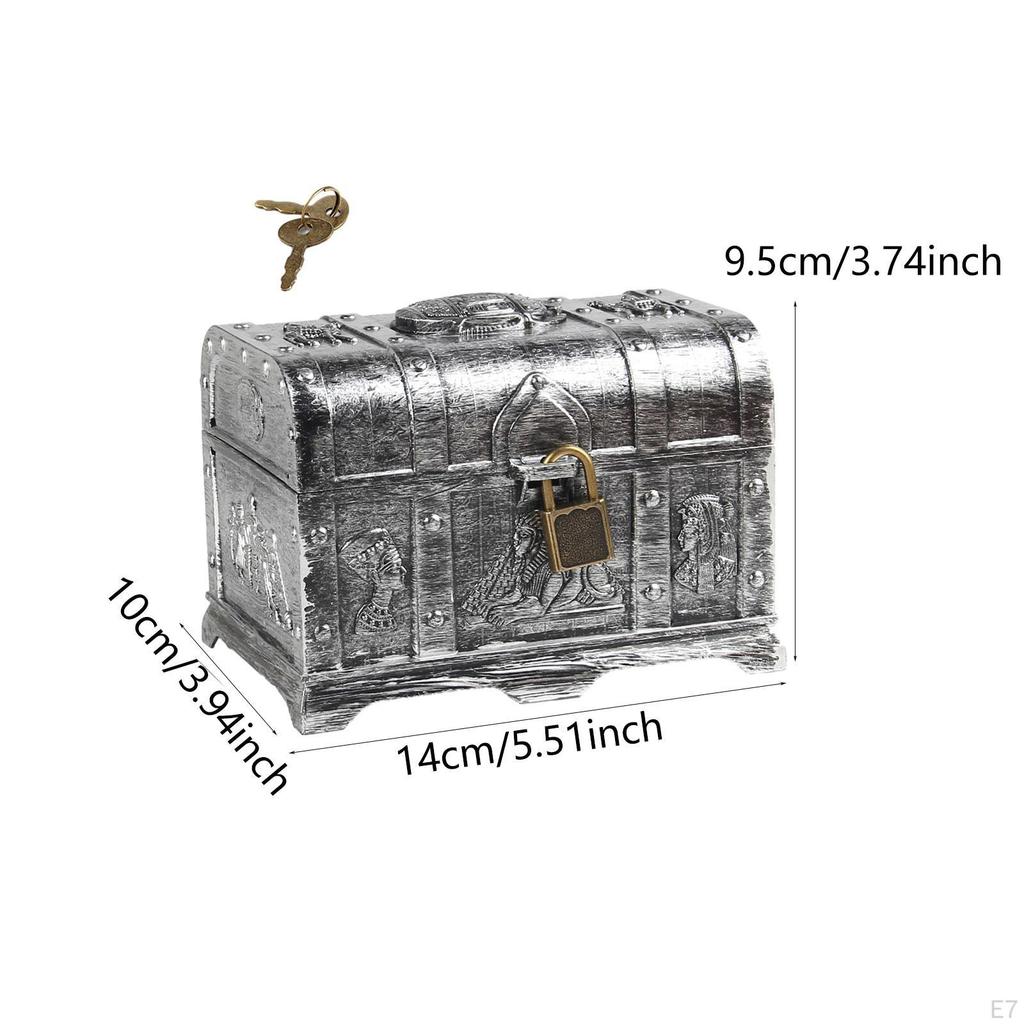 Сундук с сокровищами для детей Приключенческий с замком Пиратский Хэллоуин