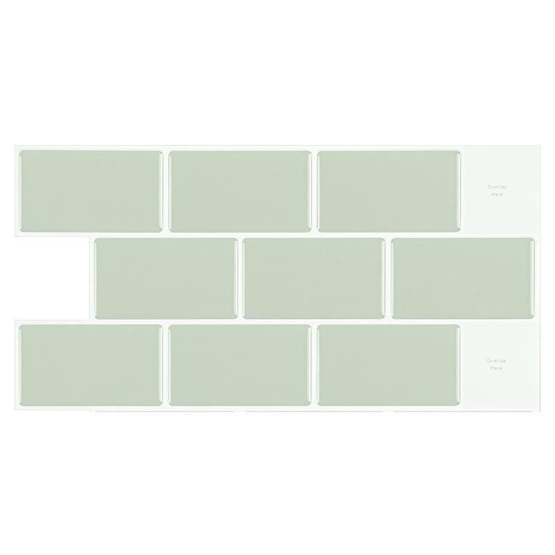 Classic 3D Crystal Drop Self-Adhesive Waterproof Wallpaper, Oil-Proof Brick Style Wall Sticker for Kitchen and Bathroom.