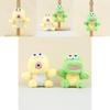 Lovely Green Dinosaur Plush Keychain For Couples Cute And Soft Bag Ornament