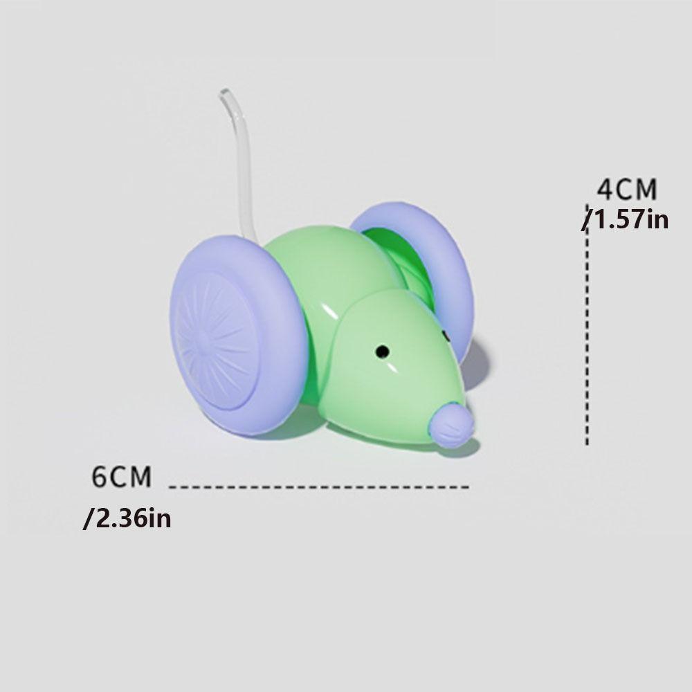 Lazy Interaction Electric Mouse Cat Toy Interactive Simulated Mouse Toy  Cats
