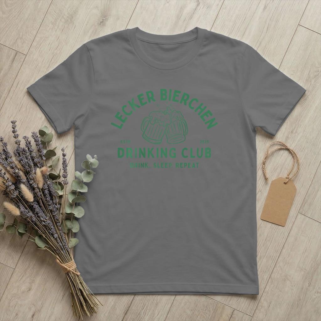 Unisexs Lecker Bierchen Club Beer T Shirt Malle Daydrinking 100 Cotton merch Amazing Short Sleeve Round Collar Tee Shirt TShirt