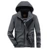 Autumn Men's Outdoor Casual Men's Large Size Hooded Jacket Top Men's Single Layer Jacket