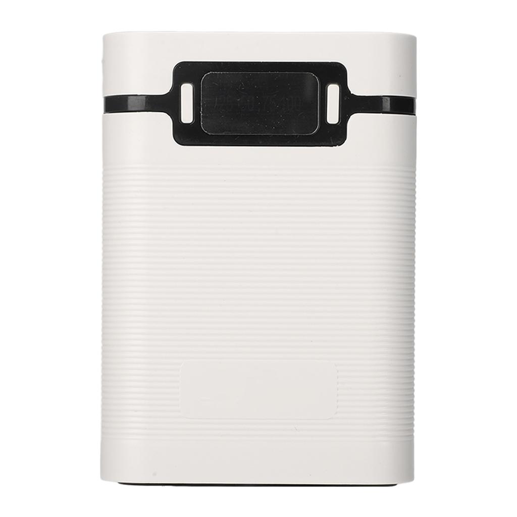 Внешний корпус зарядного устройства для аккумуляторов, 4 шт., 18650, два USB-порта, функция светодиода без пайки, портативное устройство для самостоятельного использования